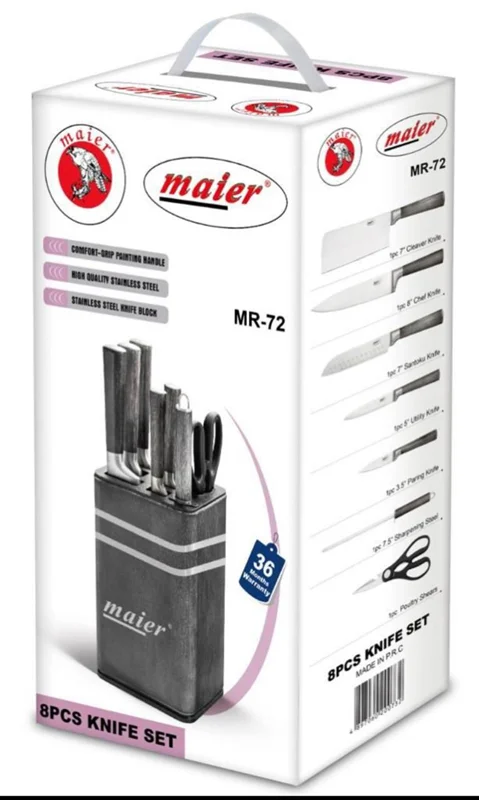 سرویس چاقو 8 پارچه مایر مدل Maier MR-72