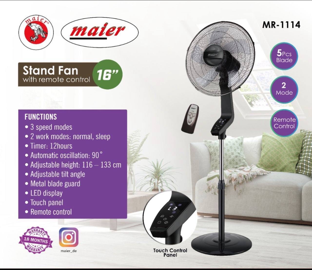 پنکه ایستاده MR-1114