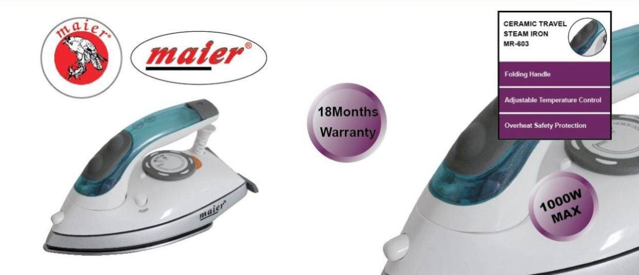 اتو بخار مسافرتی مایر مدل Maier MR‑603