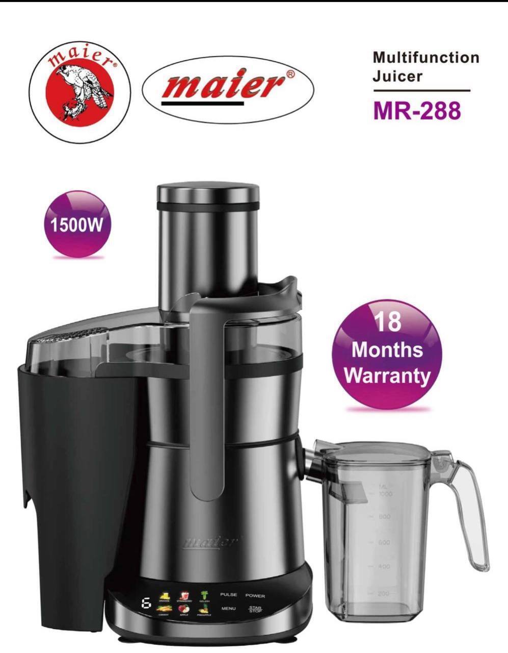 آبمیوه‌گیری مایر مدل MR-288 